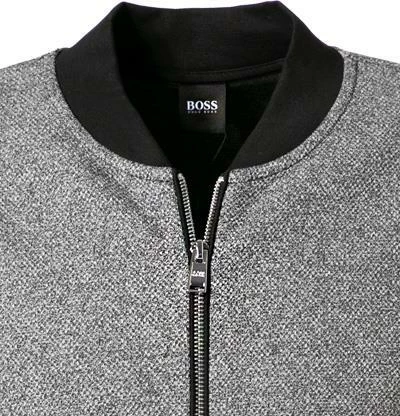 Großhandel 🌟 BOSS Sweatjacke Skiles 50461364/001 Baumwolle, Schwarz meliert , Schwarz 👏 5 Großhandel 🌟 BOSS Sweatjacke Skiles 50461364/001 Baumwolle, Schwarz meliert , Schwarz 👏 – Bild 3