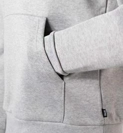 Neu ✔️ BOSS Hoodie Seeger 50462619/041 Baumwolle, Hellgrau meliert, Silber 🎉 -Pullover & Strickjacken Verkäufe 383337 norm3