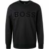 Schlussverkauf ⌛ BOSS Sweatshirt Stadler 50462618/001 Baumwolle, Schwarz 🤩