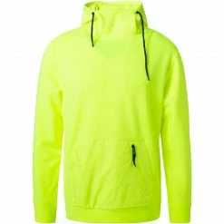 Bester Verkauf 👏 FIRE + ICE Pullover Once 8426/6283/109 Hoodie, Mikrofaser reflektierender Print rückseitig, Neongrün, Neongelb 😉