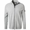 Am billigsten ✔️ BOGNER Cardigan Manolis 8844/2807/011 Schurwolle-Baumwolle, Grau 🛒
