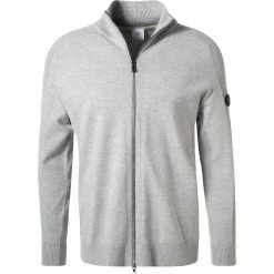 Am billigsten ✔️ BOGNER Cardigan Manolis 8844/2807/011 Schurwolle-Baumwolle, Grau 🛒