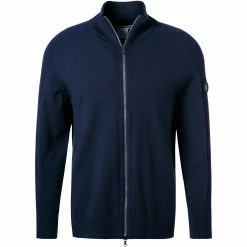 Blitzangebot 🎁 BOGNER Cardigan Manolis 8844/2807/464 Schurwolle-Baumwolle, Navy 🤩