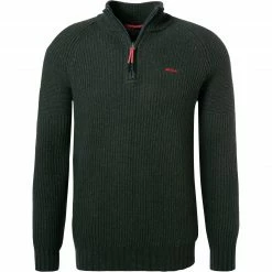 Neu ⌛ N.Z.A. Troyer 21KN470/1731 Wolle, Dunkelgrün meliert, Dunkelgrün 🔔