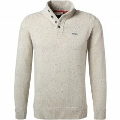 Angebote 😀 N.Z.A. Pullover 21KN452/1011 Troyer, Baumwolle, Creme meliert, Creme 🛒