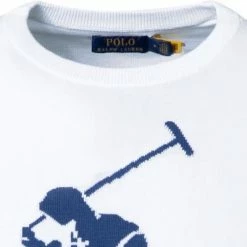 Coupon 🛒 Polo Ralph Lauren Pullover 710857756/001 Baumwolle, Weiß ⭐ -Pullover & Strickjacken Verkäufe 383446 norm2