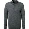 Neu ⭐ MUSTANG Pullover 1011887/4140 Troyer, Baumwolle, Grau meliert, Grau 💯