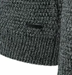 Neu ⭐ MUSTANG Pullover 1011887/4140 Troyer, Baumwolle, Grau meliert, Grau 💯 -Pullover & Strickjacken Verkäufe 383453 norm3