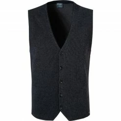 Besorgen ✔️ OLYMP Casual Modern Fit Strickweste 5306/18/18 Baumwolle-Seide, Marineblau meliert, Marine ❤️