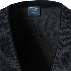 Besorgen ✔️ OLYMP Casual Modern Fit Strickweste 5306/18/18 Baumwolle-Seide, Marineblau meliert, Marine ❤️ -Pullover & Strickjacken Verkäufe 383574 norm2