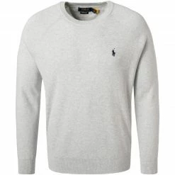 Aktion ✔️ Polo Ralph Lauren Pullover 710857753/002 Pima Baumwolle, Grau meliert, Grau 🧨