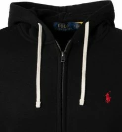 Bester Verkauf 👏 Polo Ralph Lauren Sweatjacke 710813297/001 Baumwolle, Schwarz 🤩 -Pullover & Strickjacken Verkäufe 383620 norm2