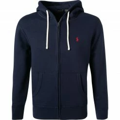 Bestes Angebot 👍 Polo Ralph Lauren Sweatjacke 710813297/004 Baumwolle, Navy 😉