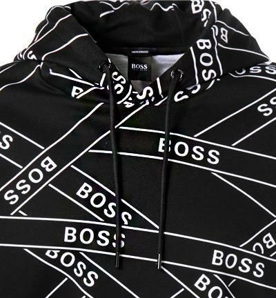 Neu 🤩 BOSS Hoodie Seeger 50462407/001 Baumwolle, Schwarz 😉 5 Neu 🤩 BOSS Hoodie Seeger 50462407/001 Baumwolle, Schwarz 😉 – Bild 3