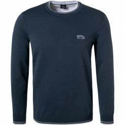 Schlussverkauf 💯 BOSS Pullover Ritom 50463043/410 Baumwolle, Navy 🛒