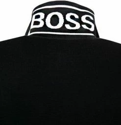 Brandneu ⌛ BOSS Cardigan Urient 50463045/001 Strickjacke, Baumwolle, Schwarz 😍 -Pullover & Strickjacken Verkäufe 383672 norm4
