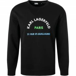 Bestpreis ⌛ KARL LAGERFELD Sweatshirt 705428/0/521900/990 Baumwolle, Schwarz 😉