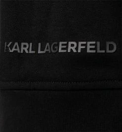 Bestpreis 👍 KARL LAGERFELD Sweatjacke 705087/0/521900/990 Baumwolle, Schwarz ✔️ -Pullover & Strickjacken Verkäufe 383698 norm4