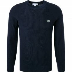 Angebote 🛒 LACOSTE Pullover AH6797/HDE Classic Fit, Wolle, Marineblau, Marine ✔️