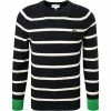 Neu ⭐ LACOSTE Pullover AH6798/UVA Classic Fit, Wolle, Marineblau-wollweiß gestreift, Marine-wollweiß 💯