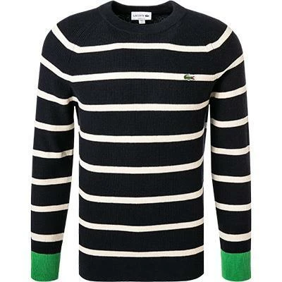 Neu ⭐ LACOSTE Pullover AH6798/UVA Classic Fit, Wolle, Marineblau-wollweiß gestreift, Marine-wollweiß 💯 4 Neu ⭐ LACOSTE Pullover AH6798/UVA Classic Fit, Wolle, Marineblau-wollweiß gestreift, Marine-wollweiß 💯 – Bild 2
