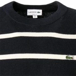 Neu ⭐ LACOSTE Pullover AH6798/UVA Classic Fit, Wolle, Marineblau-wollweiß gestreift, Marine-wollweiß 💯 8 Neu ⭐ LACOSTE Pullover AH6798/UVA Classic Fit, Wolle, Marineblau-wollweiß gestreift, Marine-wollweiß 💯 -Pullover & Strickjacken Verkäufe 383705 norm2