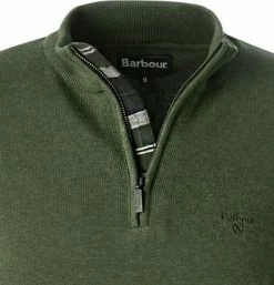 Top 10 🔥 Barbour Pullover Avoch Half duffle bag MKN1222GN74 Troyer, Baumwolle, Grün meliert 🔔 -Pullover & Strickjacken Verkäufe 383728 norm2