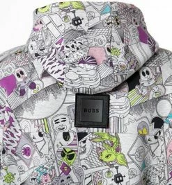 Bestes Angebot ⌛ BOSS Hoodie Soody Lotus 50462447/053 Baumwolle, Hellgrau gemustert, Hellgrau 🔔 -Pullover & Strickjacken Verkäufe 383750 norm4