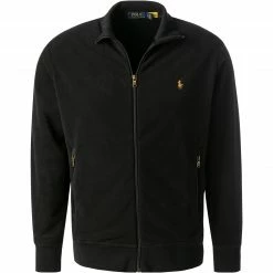 Top 10 👍 Polo Ralph Lauren Sweatshirt 710857278/001 Fleecejacke, Mikrofaser, Schwarz 😍