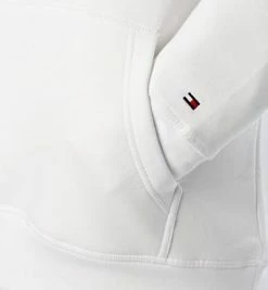 Auslauf 😀 Tommy Hilfiger Hoodie MW0MW22116/YBR Bio Baumwolle, Weiß ✔️ -Pullover & Strickjacken Verkäufe 383931 norm3