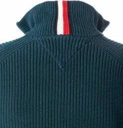 Schlussverkauf 💯 Tommy Hilfiger Cardigan MW0MW21305/DBM Strickjacke, Bio Baumwolle, Petrol 🥰 -Pullover & Strickjacken Verkäufe 383932 norm3