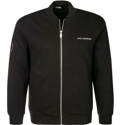 Besorgen 👏 KARL LAGERFELD Sweatjacke 705412/0/521900/910 Baumwolle, Schwarz, Schwarz-silber 🌟 4 Besorgen 👏 KARL LAGERFELD Sweatjacke 705412/0/521900/910 Baumwolle, Schwarz, Schwarz-silber 🌟 – Bild 2