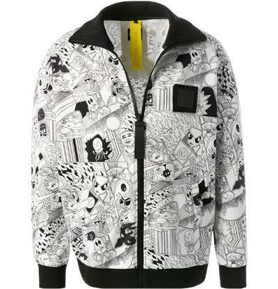 Neu 😀 BOSS Sweatjacke Skarley Lotus 50462465/100 Baumwolle, Weiß-schwarz gemustert, Weiß 🧨 4 Neu 😀 BOSS Sweatjacke Skarley Lotus 50462465/100 Baumwolle, Weiß-schwarz gemustert, Weiß 🧨 – Bild 2