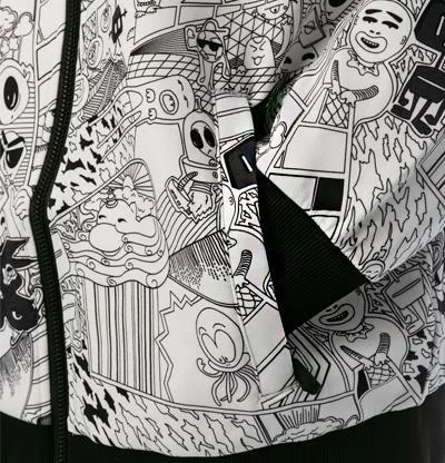 Neu 😀 BOSS Sweatjacke Skarley Lotus 50462465/100 Baumwolle, Weiß-schwarz gemustert, Weiß 🧨 6 Neu 😀 BOSS Sweatjacke Skarley Lotus 50462465/100 Baumwolle, Weiß-schwarz gemustert, Weiß 🧨 – Bild 4