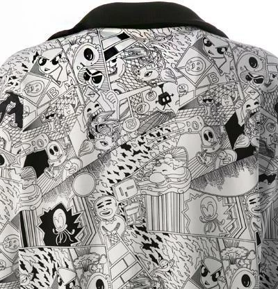 Neu 😀 BOSS Sweatjacke Skarley Lotus 50462465/100 Baumwolle, Weiß-schwarz gemustert, Weiß 🧨 7 Neu 😀 BOSS Sweatjacke Skarley Lotus 50462465/100 Baumwolle, Weiß-schwarz gemustert, Weiß 🧨 – Bild 5