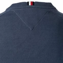 Angebote ✔️ Tommy Hilfiger Pullover MW0MW22349/C9T Baumwolle, Blau, Graublau 🤩 -Pullover & Strickjacken Verkäufe 384113 norm3