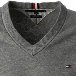 Rabatt 🌟 Tommy Hilfiger Pullover MW0MW22349/P91 Baumwolle, Grau ✨ -Pullover & Strickjacken Verkäufe 384115 norm2