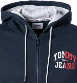 Aktion ❤️ TOMMY 👖 JEANS Sweatjacke DM0DM12374/C87 Bio Baumwolle, Rücken-Print, Navy ⌛ -Pullover & Strickjacken Verkäufe 384140 norm2