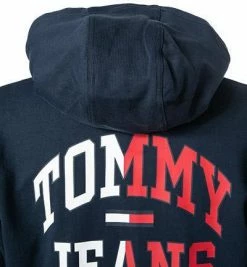 Aktion ❤️ TOMMY 👖 JEANS Sweatjacke DM0DM12374/C87 Bio Baumwolle, Rücken-Print, Navy ⌛ -Pullover & Strickjacken Verkäufe 384140 norm4