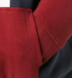 Aktion ❤️ TOMMY 👖 JEANS Hoodie DM0DM12349/C87 Bio Baumwolle, Navy-weiß, Navy-weiß-bordeaux ✨ -Pullover & Strickjacken Verkäufe 384141 norm3