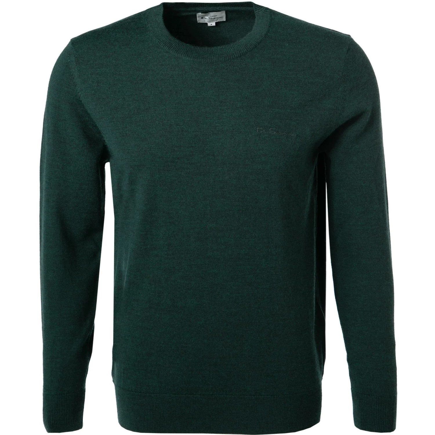 Brandneu ✨ Ben Sherman Pullover 0066549/067 Regular Fit, Merinowolle, Dunkelgrün meliert, Dunkelgrün 🛒 3 Brandneu ✨ Ben Sherman Pullover 0066549/067 Regular Fit, Merinowolle, Dunkelgrün meliert, Dunkelgrün 🛒