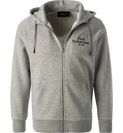 Brandneu 😉 Peak Performance Sweatjacke G77265/090 Baumwolle, Grau meliert 💯 4 Brandneu 😉 Peak Performance Sweatjacke G77265/090 Baumwolle, Grau meliert 💯 – Bild 2