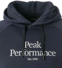 Top 10 ❤️ Peak Performance Hoodie G77278/020 Baumwolle, Blau 🤩 -Pullover & Strickjacken Verkäufe 384745 norm2