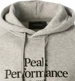 Budget 😉 Peak Performance Hoodie G77278/090 Baumwolle, Grau, Grau meliert 🛒 -Pullover & Strickjacken Verkäufe 384747 norm2