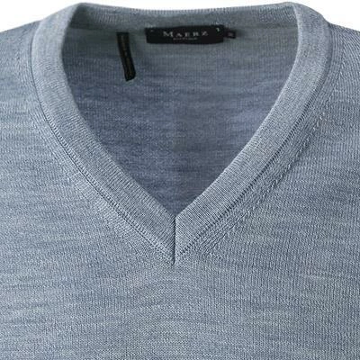 Besorgen ⌛ Maerz V-Pullover 470400/306 Modern Fit, Merinowolle, Blau ⭐ 5 Besorgen ⌛ Maerz V-Pullover 470400/306 Modern Fit, Merinowolle, Blau ⭐ – Bild 3