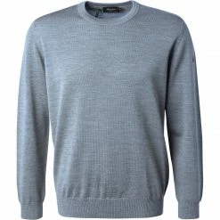 Bester Verkauf 🧨 Maerz Pullover 490500/306 Merinowolle, Mittelblau 🥰