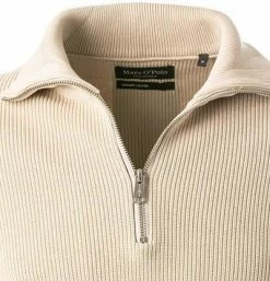 Billig 😀 Marc O'Polo Troyer 221 5066 60308/707 Bio Baumwolle, Sand 👏 -Pullover & Strickjacken Verkäufe 384915 norm2