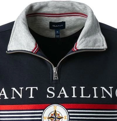 Aktion 😀 Gant Troyer 2038013/433 Baumwolle, Nachtblau 🥰 5 Aktion 😀 Gant Troyer 2038013/433 Baumwolle, Nachtblau 🥰 – Bild 3