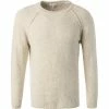 Aktion 👏 BETTER RICH Pullover M91112200/130 Baumwolle, Sand meliert, Weiß 🎉 -Pullover & Strickjacken Verkäufe 385112 master