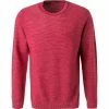 Coupon ⌛ Maerz Pullover 472001/721 Baumwolle-Leinen, Hellrot meliert, Hellrot 🧨